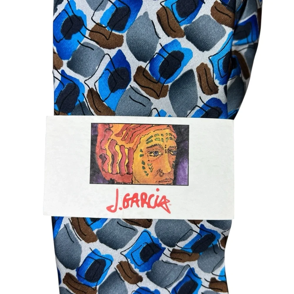 J. Jerry Garcia Tie Ritual Moon Watercolor Collection Artist Proof No 8 Silk NWT